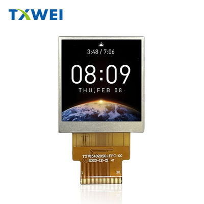 1.54 ιντσών τετραγωνική οθόνη 240 * 240 MCU διεπαφή 1000nits υψηλής φωτεινότητας οθόνη εμφάνισης