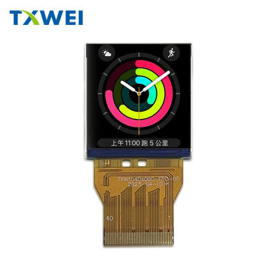 Τετράγωνο 1,54 ιντσών RGB διεπαφή 320 * 320 μικρού μεγέθους οθόνη LCD 700nits