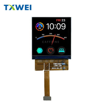 1.54 ιντσών τετραγωνική οθόνη MIPI διεπαφή 320 * 320TFT φορητή συσκευή LCD οθόνη