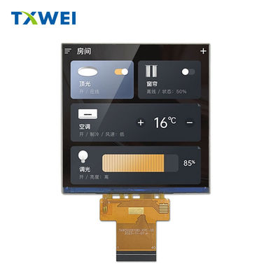 3.92 ιντσών 480*480 τετραγωνικό οθόνη LCD 500cd/m2 οθόνη αφής