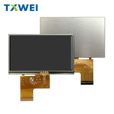 4.3 ιντσών 480*272 IPS φωτεινότητα 450cd/m2 οθόνη εμφάνισης ιατρικού εξοπλισμού βιομηχανικού ελέγχου