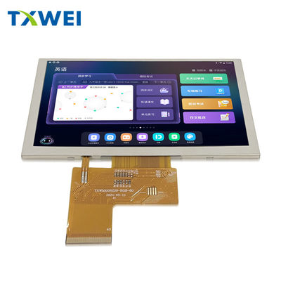 5 ιντσών IPS LCD TFT 800*480 Ανάλυση RGB 24 Διασύνδεση Μοντέλο οθόνης LCD με ST7262