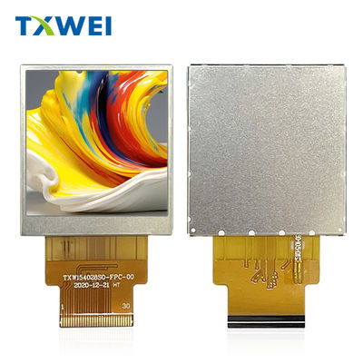 1.54 ιντσών τετραγωνική οθόνη TFT IPS MCU 8 BIT Διασύνδεση οθόνη LCD