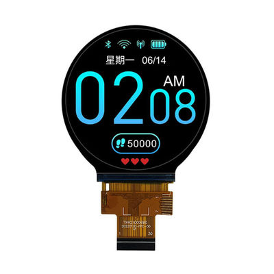 2Μοντέλο οθόνης κυκλικής οθόνης LCD TFT 0,1-ιντσών προσαρμοσμένη κυκλική οθόνη LCD smart watch