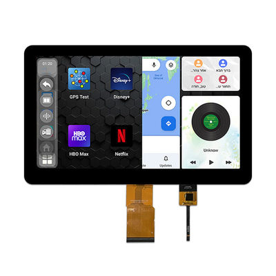 Διασύνδεση LVDS 10,1 ιντσών TFT LCD 1024 * 600 κουκίδες με οθόνη αφής χωρητικότητας