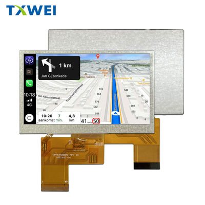 4.3 ιντσών 12 νιτ LCD RGB 24 BIT Διασύνδεση 40-Pin 800*480 TFT LCD οθόνη