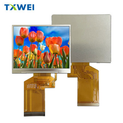 3 ιντσών Διαφανής οθόνη LCD 1400cd/m2 φωτεινότητα με RGB διεπαφή 30 έως 80°C Θέρμανση αποθήκευσης