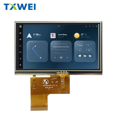 4.3 ιντσών Industrial Control Medical Landscape Display Panel 450nits φωτεινότητα 480 * 272