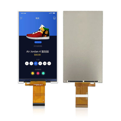 5 ιντσών οθόνη TFT LCD με RGB διεπαφή 480 * 854 προσαρμοσμένη χωρητική οθόνη οθόνης LCD αφής