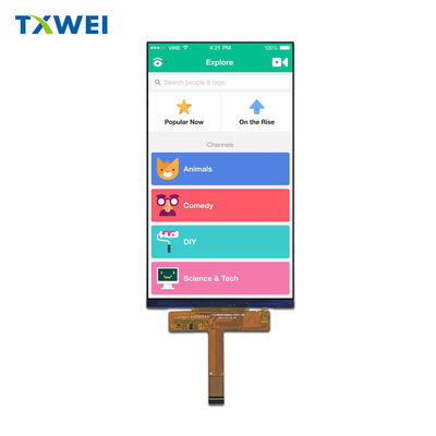 6 ιντσών οθόνη LCD υψηλής ευκρίνειας 720 * 1280 με διεπαφή MIPI χειροκίνητος τερματικού οθόνου LCD