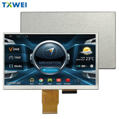7 ιντσών 450cd/m2 RGB 24 Bit Interface HX8282A11 Οθόνη οθόνης LCD TFT για όργανα αυτοκινήτων