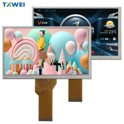 7 ιντσών IPS TFT LCD 800*480 Pixel 262K Πλήρης χρωματική οθόνη RGB 24 Bit Interface
