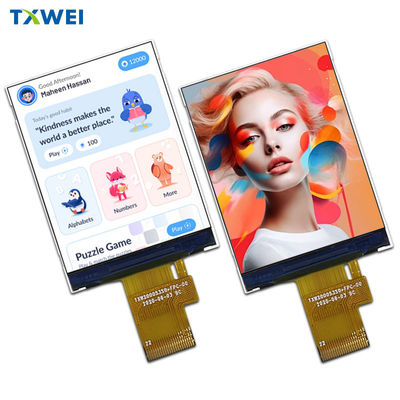 2 ιντσών 240 * 320 Dash Cam Display Panel 400nits MCU Μικρό μέγεθος οθόνης