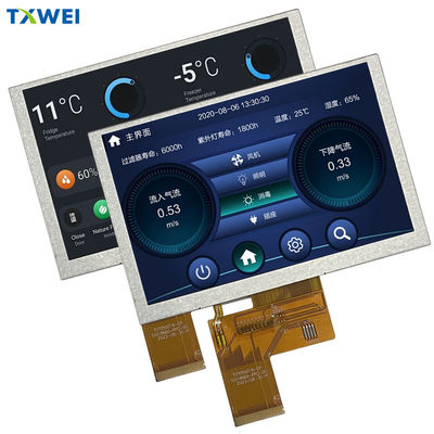 5 ιντσών οθόνη TFT LCD IPS υψηλή φωτεινότητα 800 * 480 οθόνη υψηλής ευκρίνειας