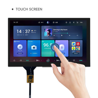 Διασύνδεση LVDS 7 ιντσών TFT LCD οθόνη αφής 1024x600 IPS πλήρης γωνία προβολής με CTP