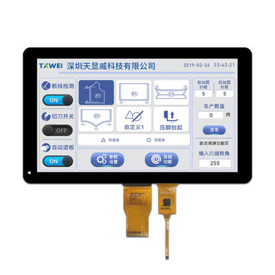 10.1 ίντσες TFT LCD Μοντέλο 1024*600 RGB Διασύνδεση Όλη η γωνία προβολής Ips Εικονική οθόνη