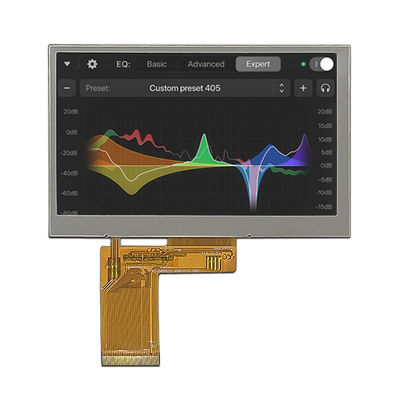 Μεγάλη φωτεινότητα 4,3 tft ips 480*272 pcap οθόνη οθόνης LCD 4,3 ιντσών