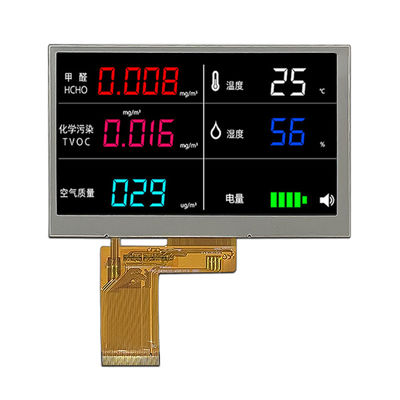 προσαρμοσμένο 4,3 ιντσών IPS tft lcd οθόνη οθόνης 480xRGBx272 Ανάλυση RGB διεπαφή ST7283 οδηγός IC